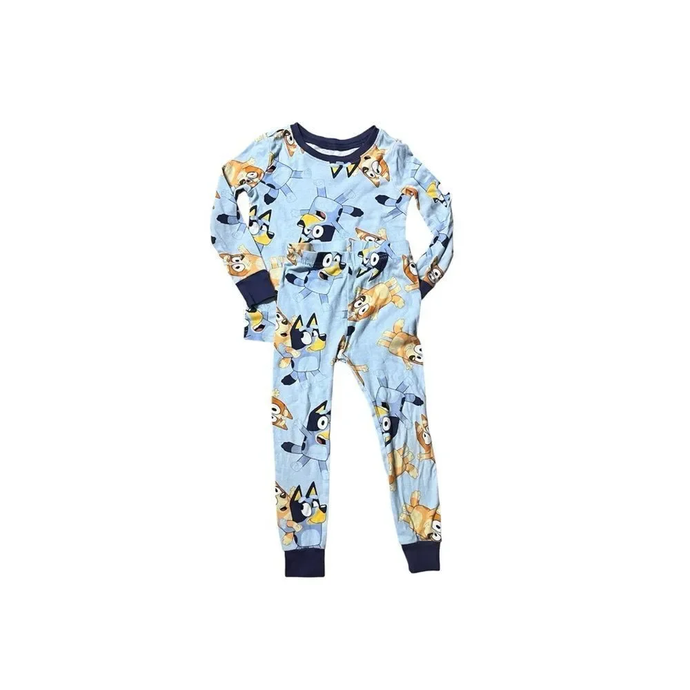 Unisex kids BLUEY Pajamas set long sleeve 4T